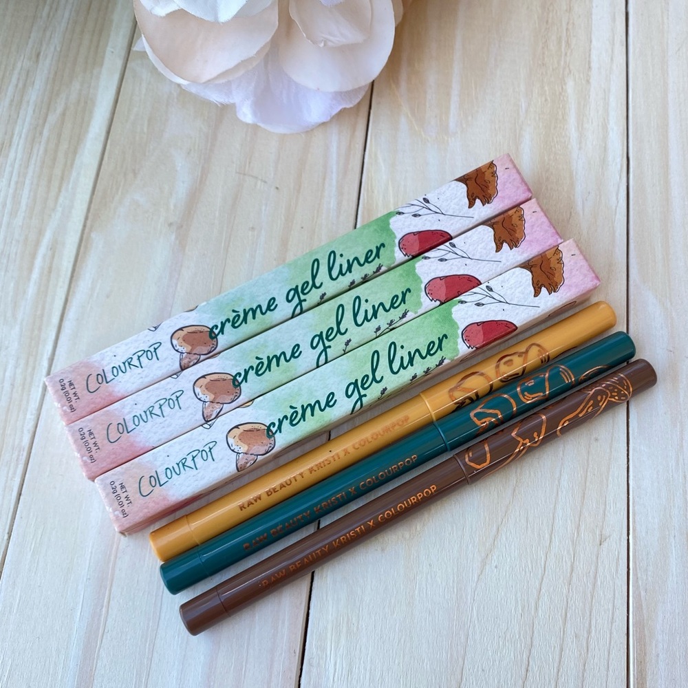 Colourpop x RawBeautyKristi Creme Gel Liner Set